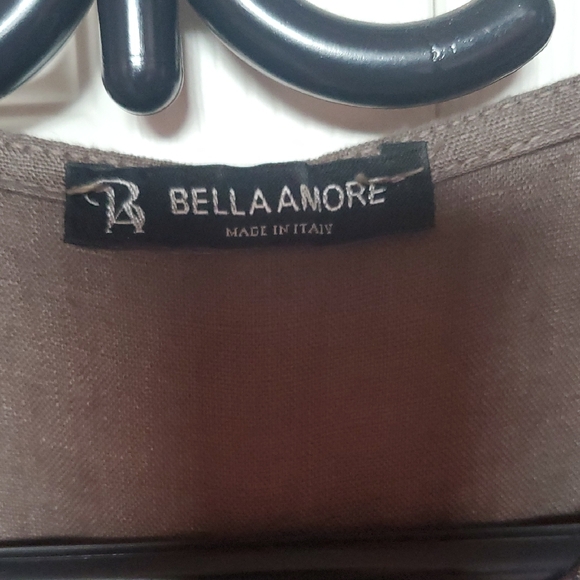 Bella Amore Gray Relaxed Short Sleeve Tunic - Picture 2 of 2